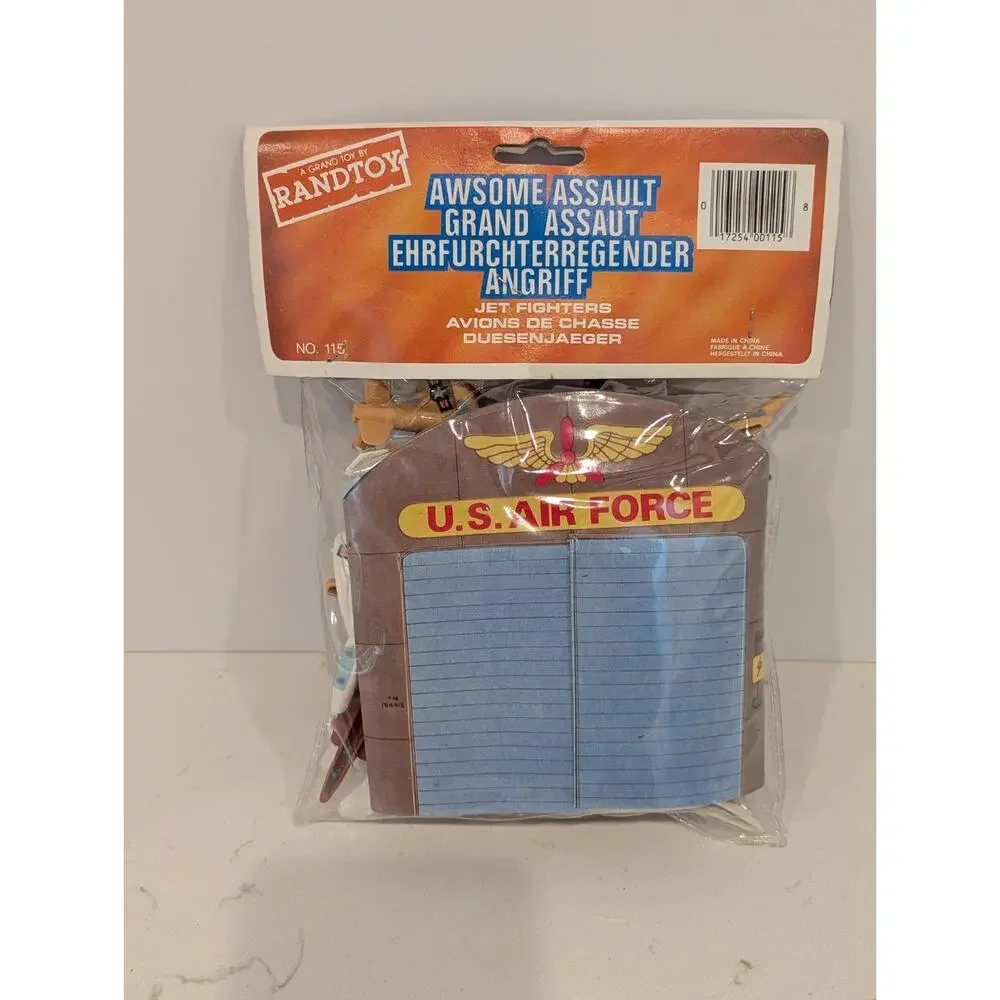 Vintage Awesome Assault Grand Assault Jet Fighters RANDTOY Air Force NIB